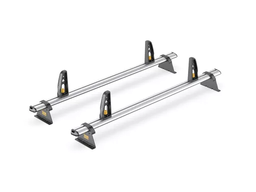 Nissan Primastar 2022-Onwards L1,L2, H1 - ULTI Bar+ (Aluminium) - 2 Roof Bars