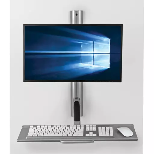 Tripp Lite WWSS1327RWTC Adjustable-Height Wall-Mount Sit-Stand Workstation, Single-Display