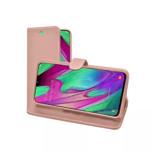 Wallet for Galaxy A40 - Rose Gold