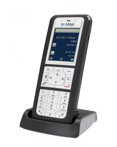 Mitel 632d DECT telephone Black, Silver