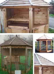 Octagonal Garden Hen House Large