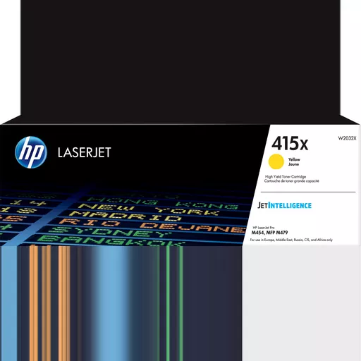 HP W2032X/415X Toner cartridge yellow, 6K pages ISO/IEC 19798 for HP E 45028/M 454