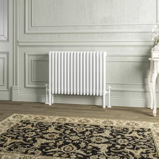 Imperia 4 Column Radiator 600 x 830mm Gloss White