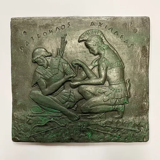 Achilles and Patroclus Plaque