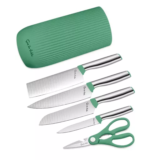 6 Piece Knife Set with Stand