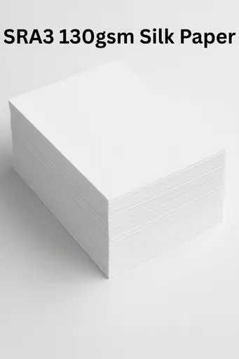 SRA3 White 130gsm Silk / Satin Paper