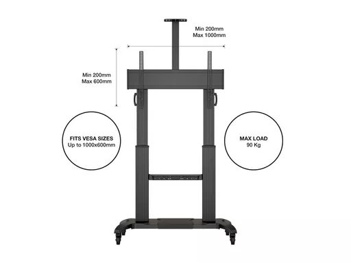 Multibrackets M Public Floorstand Dual Pillar 180 HD
