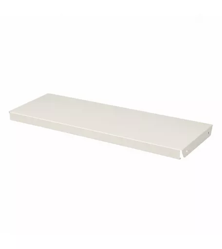White Steel Twin Slot Shelf - 1000mm Width