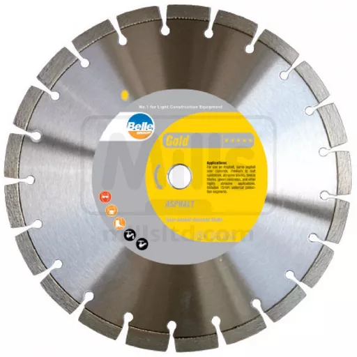 Belle Gold Asphalt (GA) Diamond Blade - 350mm