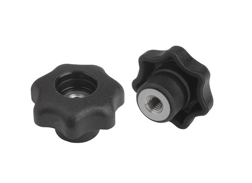 K0154 Star Grips Form D Without Cap Threaded Bush Size M5-M12