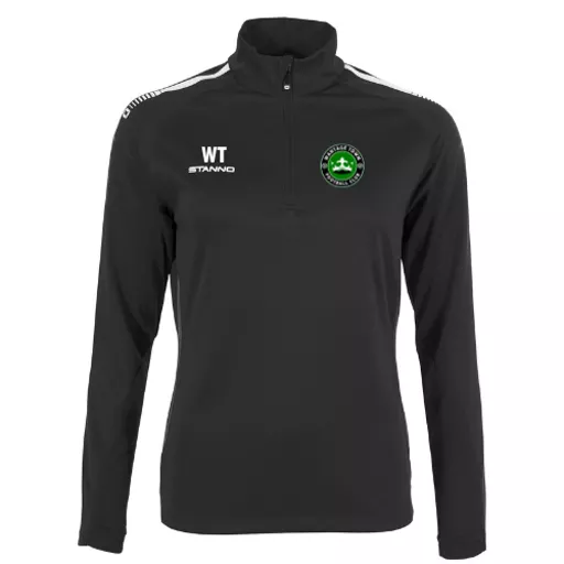 WantageTownFC_LadiesFirstQuarterZip_Initials_Black_Front.png