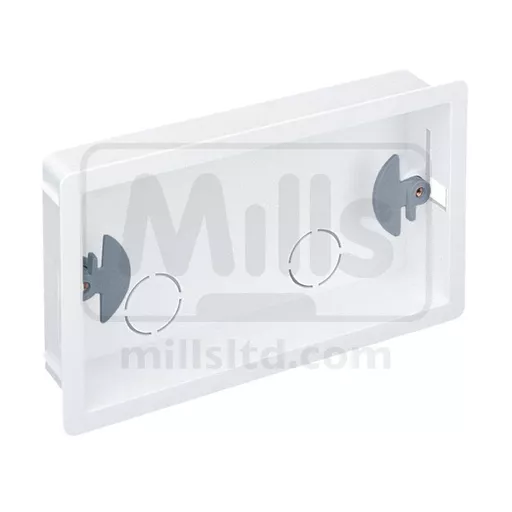 Marshall Tufflex 2 Gang Dry Lining Box 34mm MDLB2WH