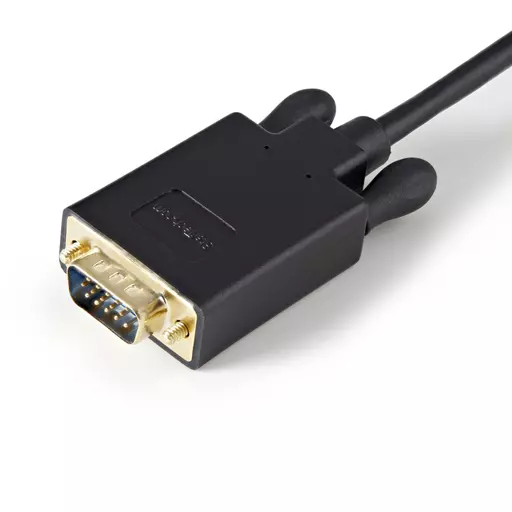 StarTech.com 3ft (1m) DisplayPort to VGA Cable - Active DisplayPort to VGA Adapter Cable - 1080p Video - DP to VGA Monitor Cable - DP 1.2 to VGA Converter - Latching DP Connector