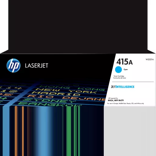 HP W2031A/415A Toner cartridge cyan, 2.1K pages ISO/IEC 19798 for HP E 45028/M 454