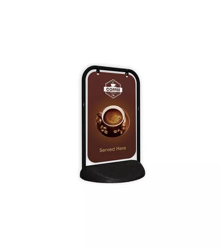 A2 Double Sided Black Swinger 2 Display