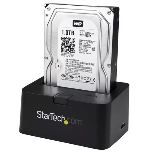 StarTech.com External Docking Station for 2.5in or 3.5in SATA III 6Gbps Hard Drives - eSATA or USB 3.0 with UASP