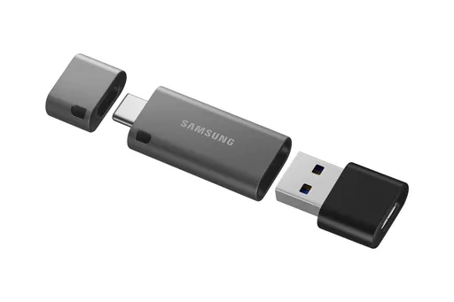 Samsung MUF-128DB USB flash drive 128 GB USB Type-A / USB Type-C 3.2 Gen 1 (3.1 Gen 1) Black, Silver