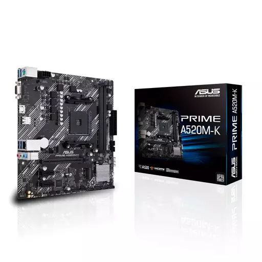 ASUS PRIME A520M-K AMD A520 Socket AM4 micro ATX