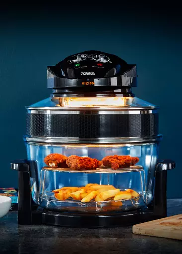 12 Litre Halogen Low Fat Air Fryer Air Fryers Tower Housewares