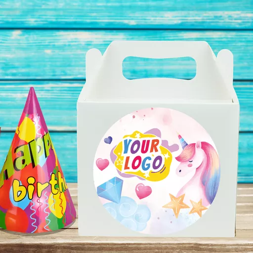 Personalised Unicorn Stickers - Pack of 100