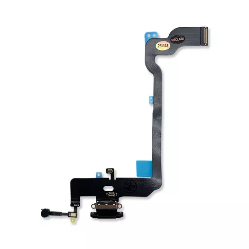 Charging Port Flex Cable (Black) (RECLAIMED) - For iPhone XS