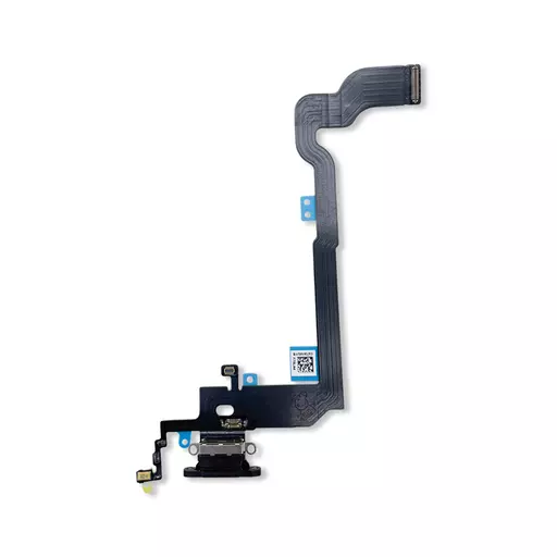Charging Port Flex Cable (Black) (CERTIFIED - OEM) -  For iPhone X