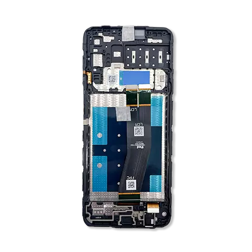 LCD Screen Assembly (With Frame) (Service Pack) (Black) - Galaxy A14 4G (2023) (A145P/A145R) (EU Version)
