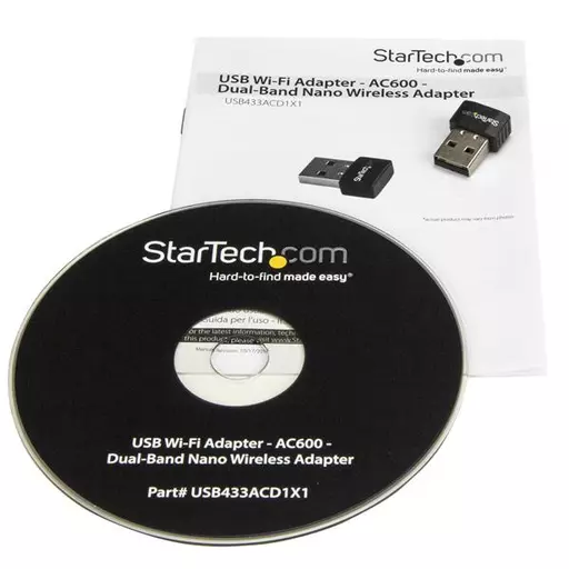 StarTech.com USB Wi-Fi Adapter - AC600 - Dual-Band Nano Wireless Adapter