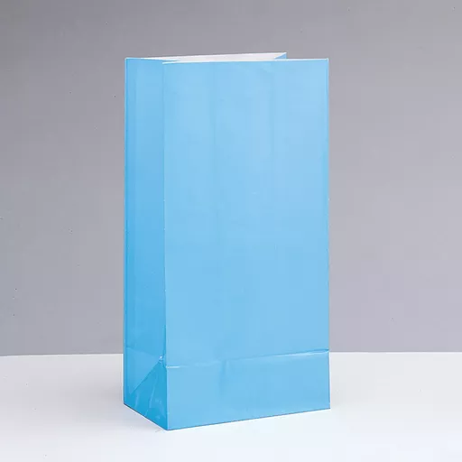 Baby Blue Paper Party Bags