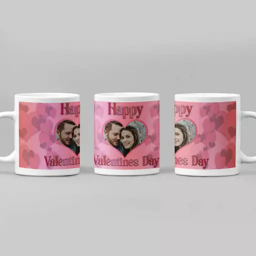 Romantic Valentine's Day Personalised Mug - Upload Photo