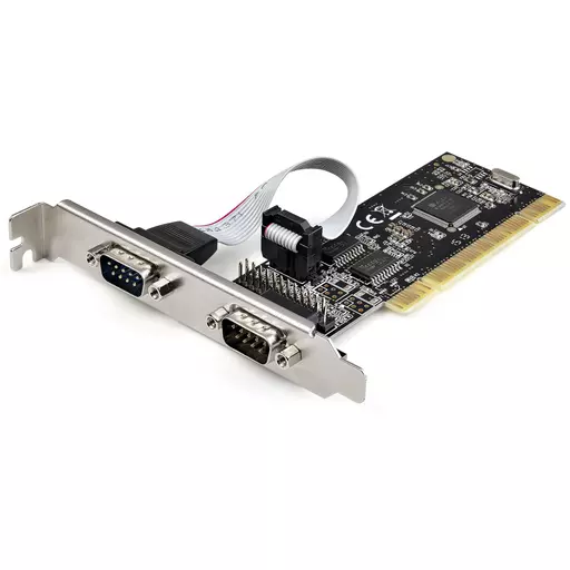 StarTech.com PCI Serial Parallel Combo Card with Dual Serial RS232 Ports (DB9) & 1x Parallel LPT Port (DB25) - PCI Combo Adapter Card - PCI Expansion Card Controller - PCI to Printer Card