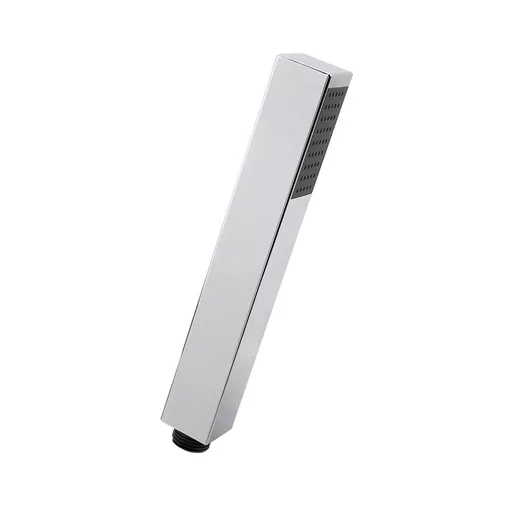 Minimalist Type 10 Square Shower Handset with Full Spray Function - Chrome