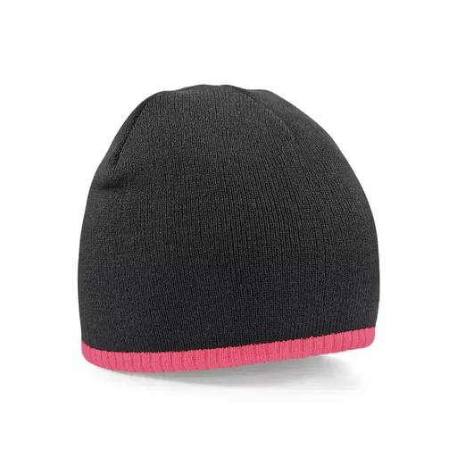 Two-Tone Pull On Beanie