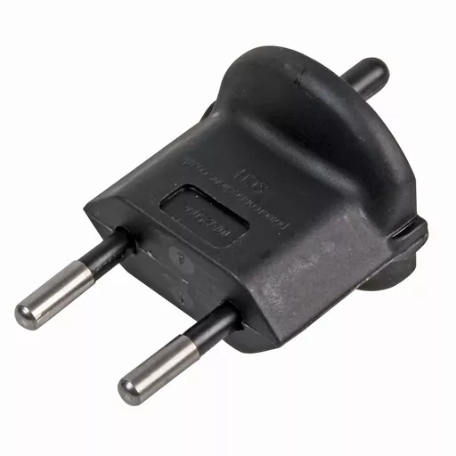 Euro to Swiss Converter Plug (SCH), Black
