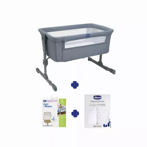 Chicco Next2Me Essential Starter Bundle in Stone