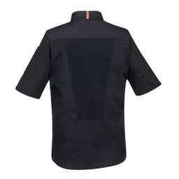 Portwest_ChefsMeshAirProStretchJacketShortSleeveC746_Black_Back.png