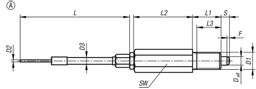 K2214 Indexing Plunger With Bowden Cable Hex Drawing.png