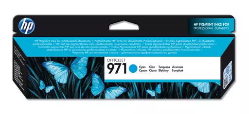 HP CN622AE/971 Ink cartridge cyan, 2.5K pages ISO/IEC 24711 24,5ml for HP OfficeJet Pro X