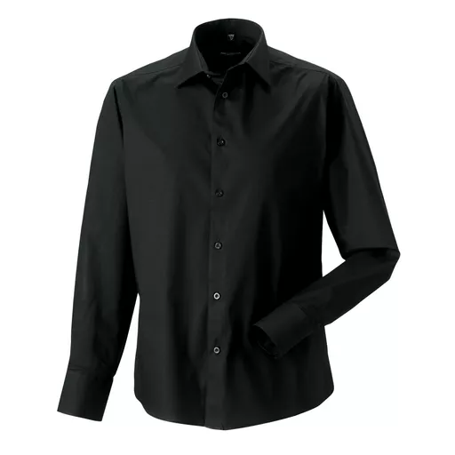 Men's Long Sleeve Easy Care Fitted Shirt