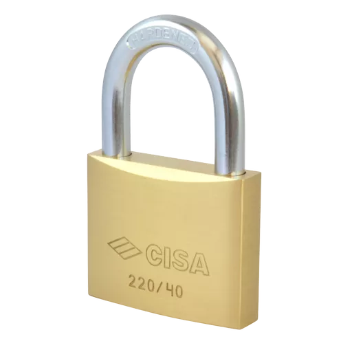 CISA 22010 KD Open Shackle Brass Padlock