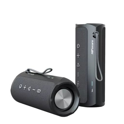 HiFuture - Ripple - 30W Waterproof Bluetooth Speaker - Black