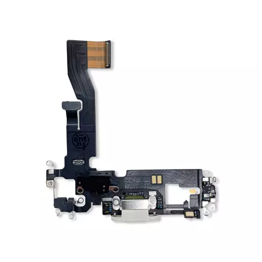 Charging Port Flex Cable (White) (CERTIFIED - Aftermarket) - For iPhone 12 / 12 Pro