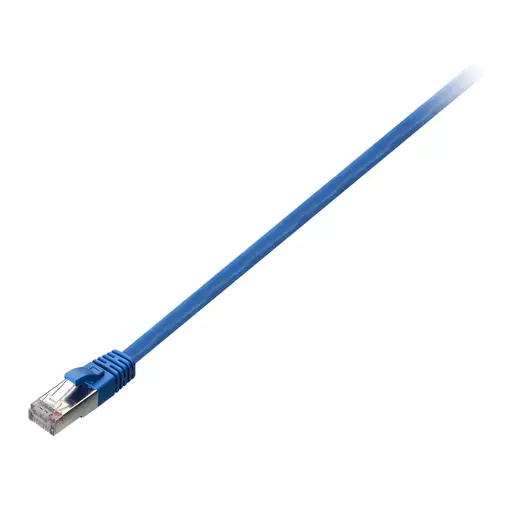 V7 CAT6 Ethernet Shielded STP 01M Blue