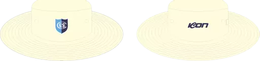 WHITE WIDE BRIM HAT (SHSB)