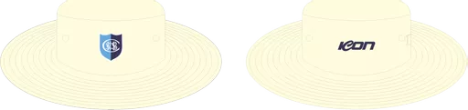 WHITE WIDE BRIM HAT (SHSB)