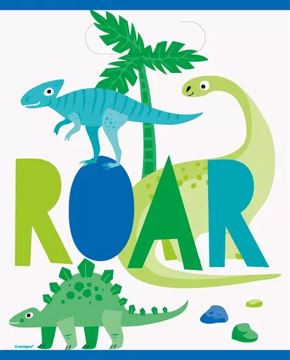 Blue & Green Dinosaur Party Bag