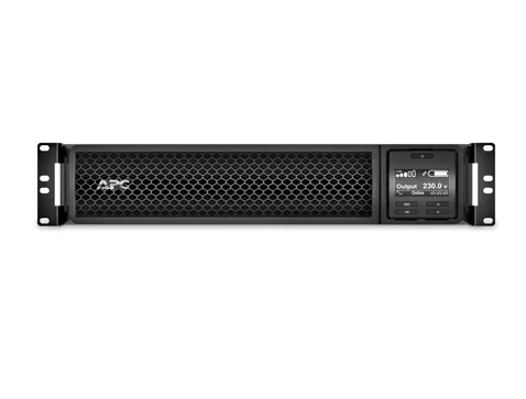 APC Smart-UPS On-Line, 3kVA, Rackmount 2U, 208V/230V, 6x C13+2x C19 IEC outlets, SmartSlot, Extended runtime, W/ rail kit