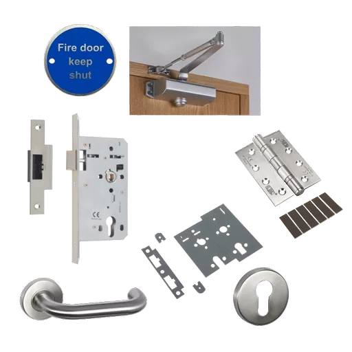 UNION Latch Fire Door Pack Kit