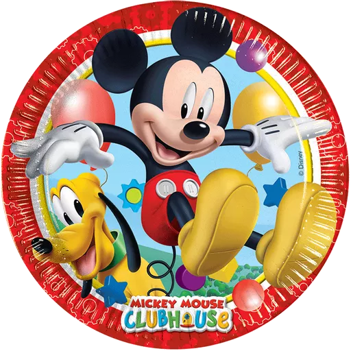 Mickey Clubhouse Playful Plates