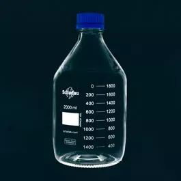 Bottle Reagent Clear 45mm Glass Thread (GL45) PK10